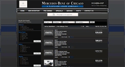 Desktop Screenshot of inventory.mercedesbenzchicago.com